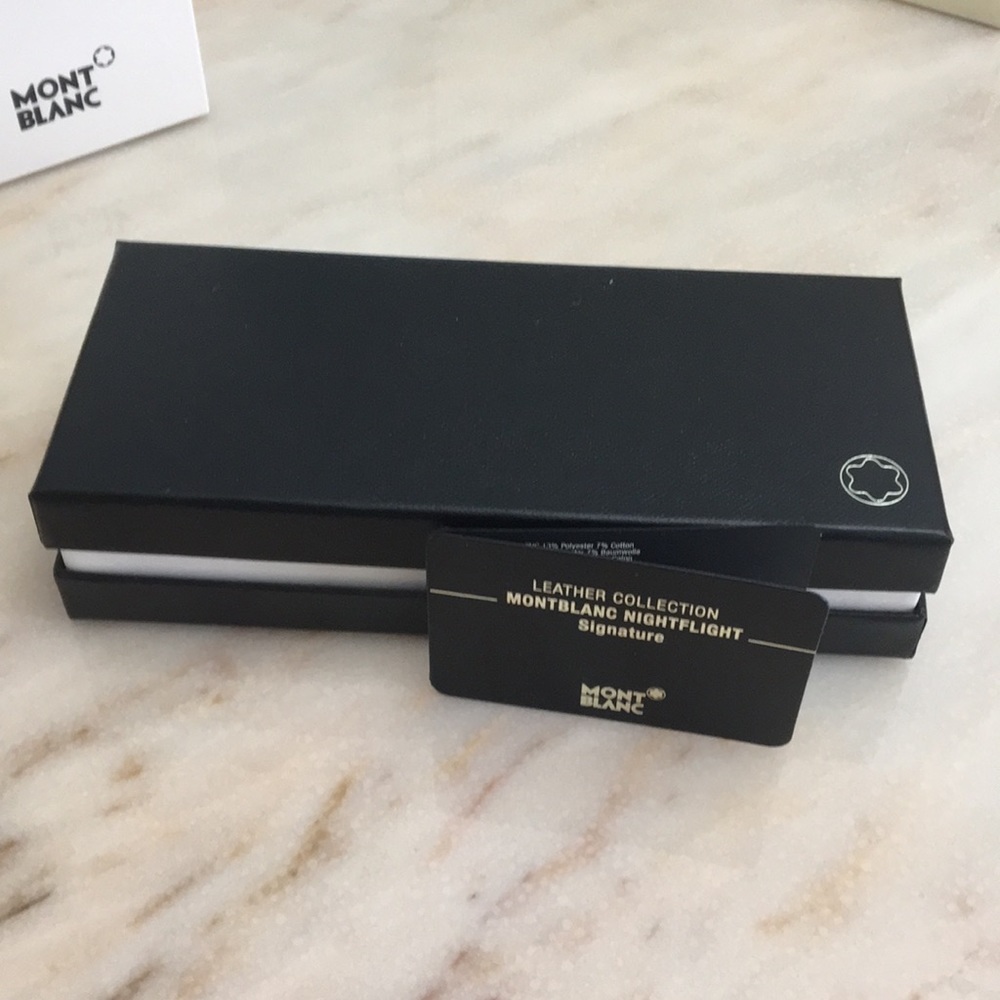 MontBlanc pen pouch gift box